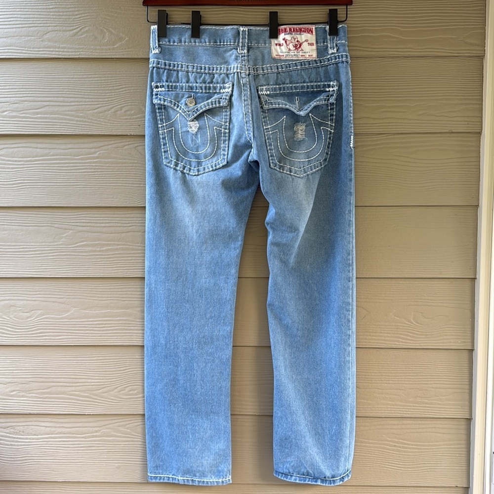 True Religion Joey Super T Light Blue Denim Men's Jeans Size 36 - Picture 3 of 13